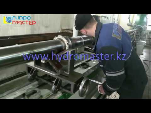 Сборка гидроцилиндра автокрана KATO