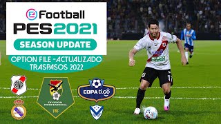 PES 2021 A PES 2022 LIGA BOLIVIANA ACTUALIZADA 2022 I OPTION FILE 😱😱 I PS4, PS5 Y PC