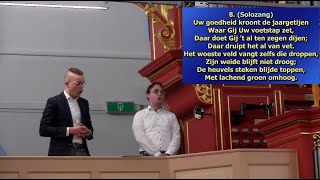 Live uitzending Gereformeerde kerk