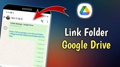 Cara Membuat Link Folder Google Drive Di HP Android Dengan Mudah