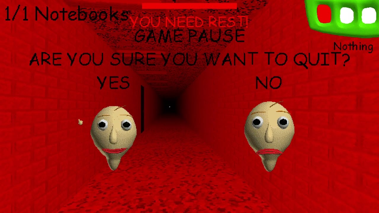 Baldi's Basics The End Of Evil