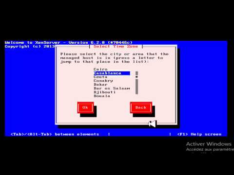 l'installation de XenServer 6.2.0