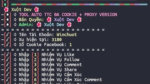 [ SHARE ] SOURCE TOOL TTC TÍCH HỢP PROXY ĐỔI IP TRÁNH BỊ BLOCK