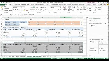Display data from the Grand Total column of a Pivot Table on a Stacked Pivot Chart