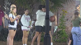 Grieving students at Florida State University return to campus after deadly shooting