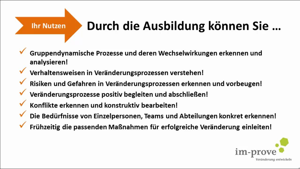 Coachingausbildung für Organisationsentwickler
