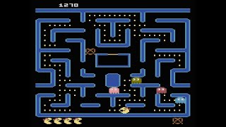 Atari 8-Bit Game Play, Ms. Pac-Man
