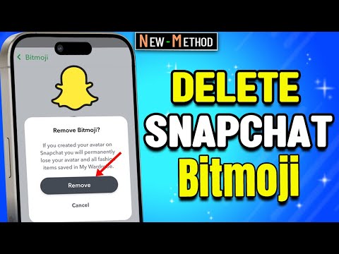 How To Delete Bitmoji From Snapchat 2024