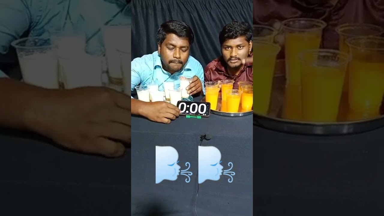 mango juice Vs masala chaas drinking challenge 