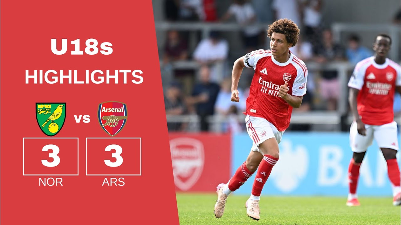 Incredible Fightback! Arsenal U18 3-3 Norwich U18 | O’Neill HALF-WAY Screamer! | PL Cup (22/11/25)