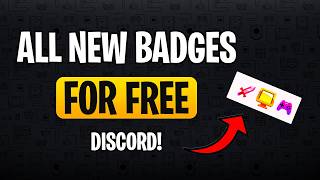 Get New Discord Profile Badges for Free! (Game/Age Badges)