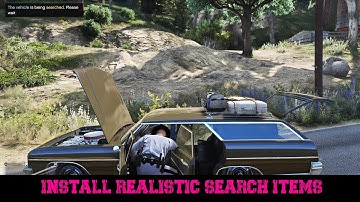 Realistic Search Items | Stop the Ped | Tutorial | LSPDFR | GTA V