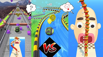 Sandwich Runner - Going Balls | Walkthrough | All Level Gameplay Android,iOS | Video Games, JCB Wala