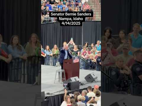 Footage from Bernie rally in Nampa, Idaho. #exploreidaho #idaho #berniesanders #aoc