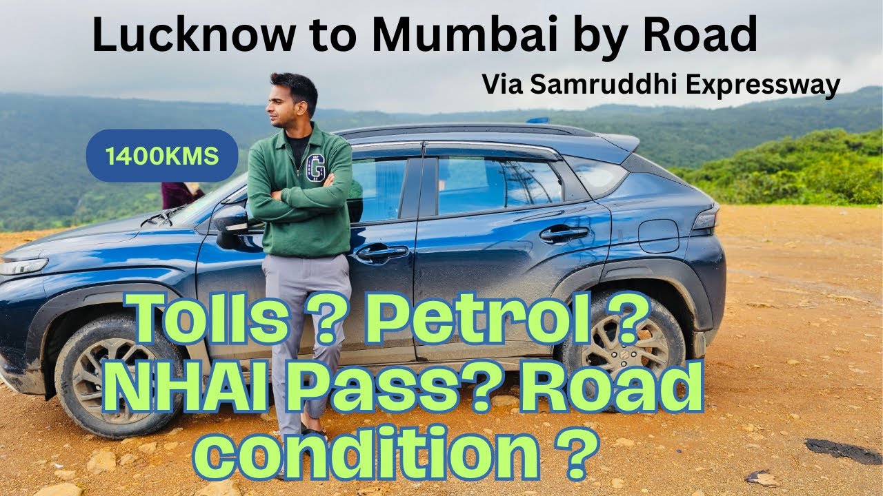 Lucknow to Mumbai Road Trip 1400 km | Samruddhi Expressway Full Drive