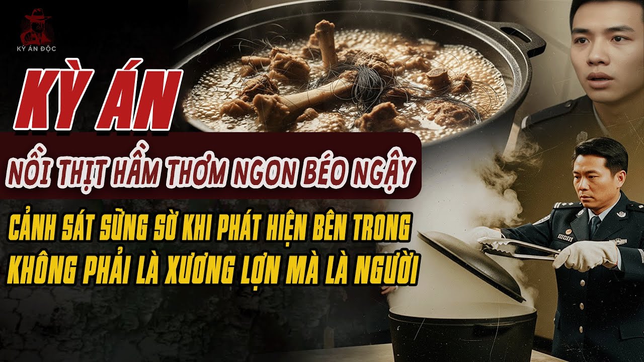 🚨Kỳ Án Trung Quốc Mới: NỒI THỊT HẦM THƠM NGON Cảnh Sát Sững Sờ Khi Bên Trong Không Phải Là Xương Lợn