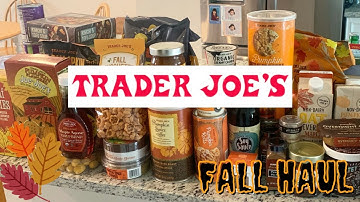 TRADER JOES FALL HAUL 2022 | ALL VEGAN FALL FOOD