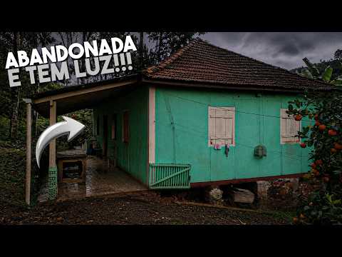 A CASA ESTÁ ABANDONADA, MAS TINHA CARNE NO CONGELADOR, LUZ E ÁGUA! 😱