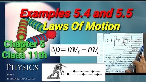 Examples 5.4 and 5.5 | Laws Of Motion | Physics | Class 11th | Chapter 5 |