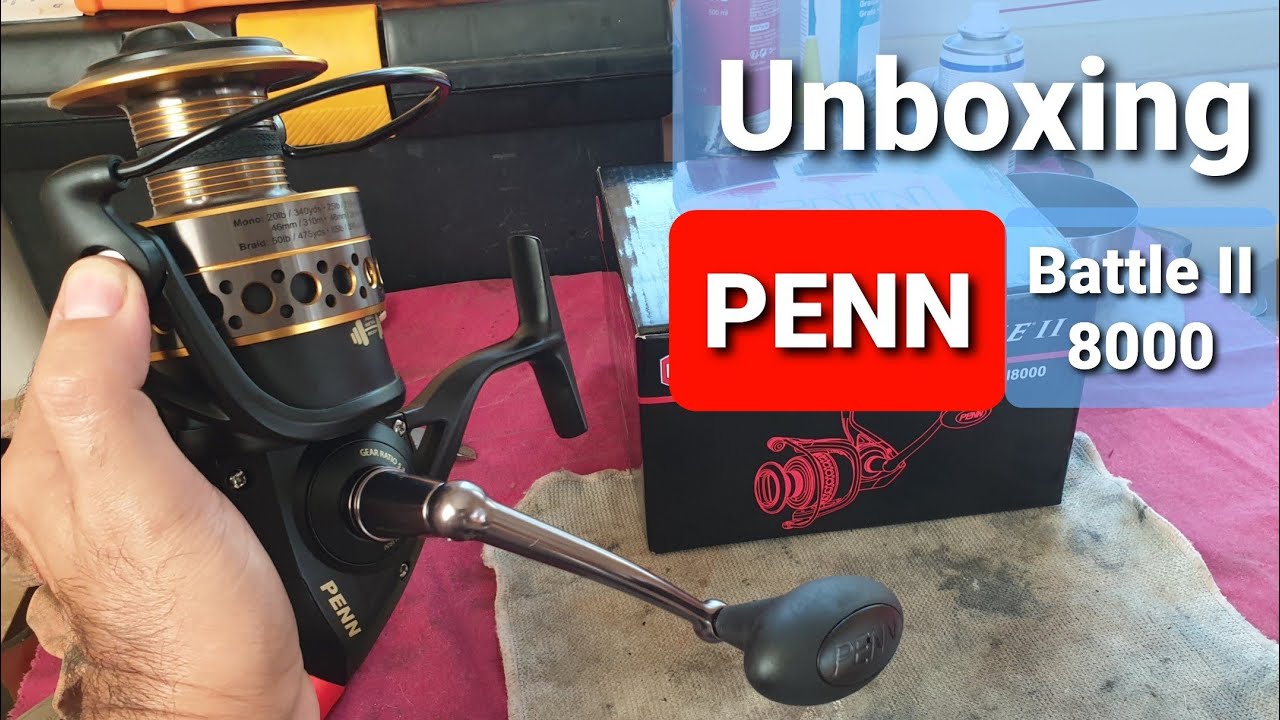 PENN BATTLE 2 8000 Pêche en Surfcasting YouTube