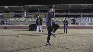 Solomon Maguire Initial Speed Assessment with Ranell Wallslide & Stepovers with Stability Hold Check