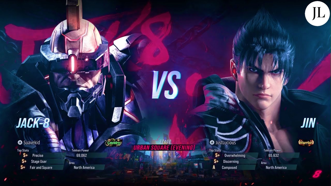 TEKKEN 8 - Jin vs Jack-8 Cool Set (FT2) (Closed Network Test)