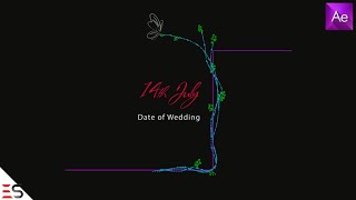 Free - Wedding Titles Flowers | Free Download After Effects Template