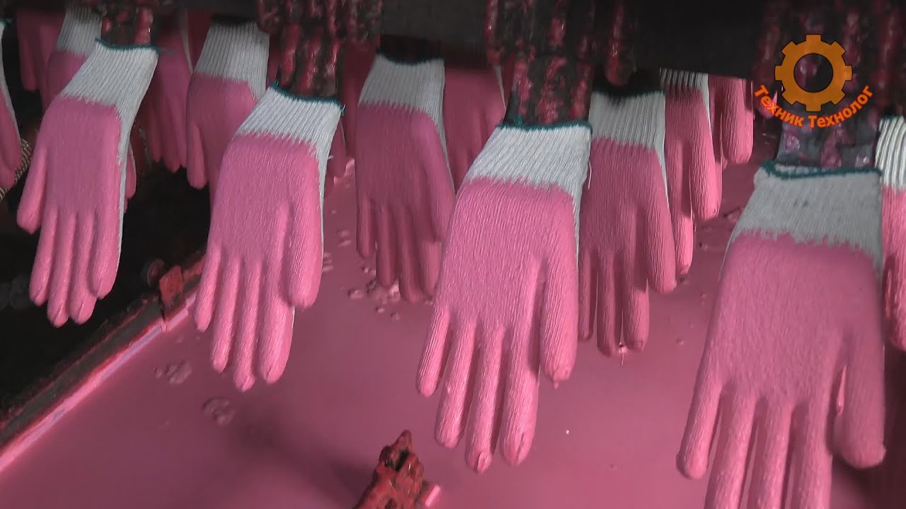 Как делают рабочие перчатки