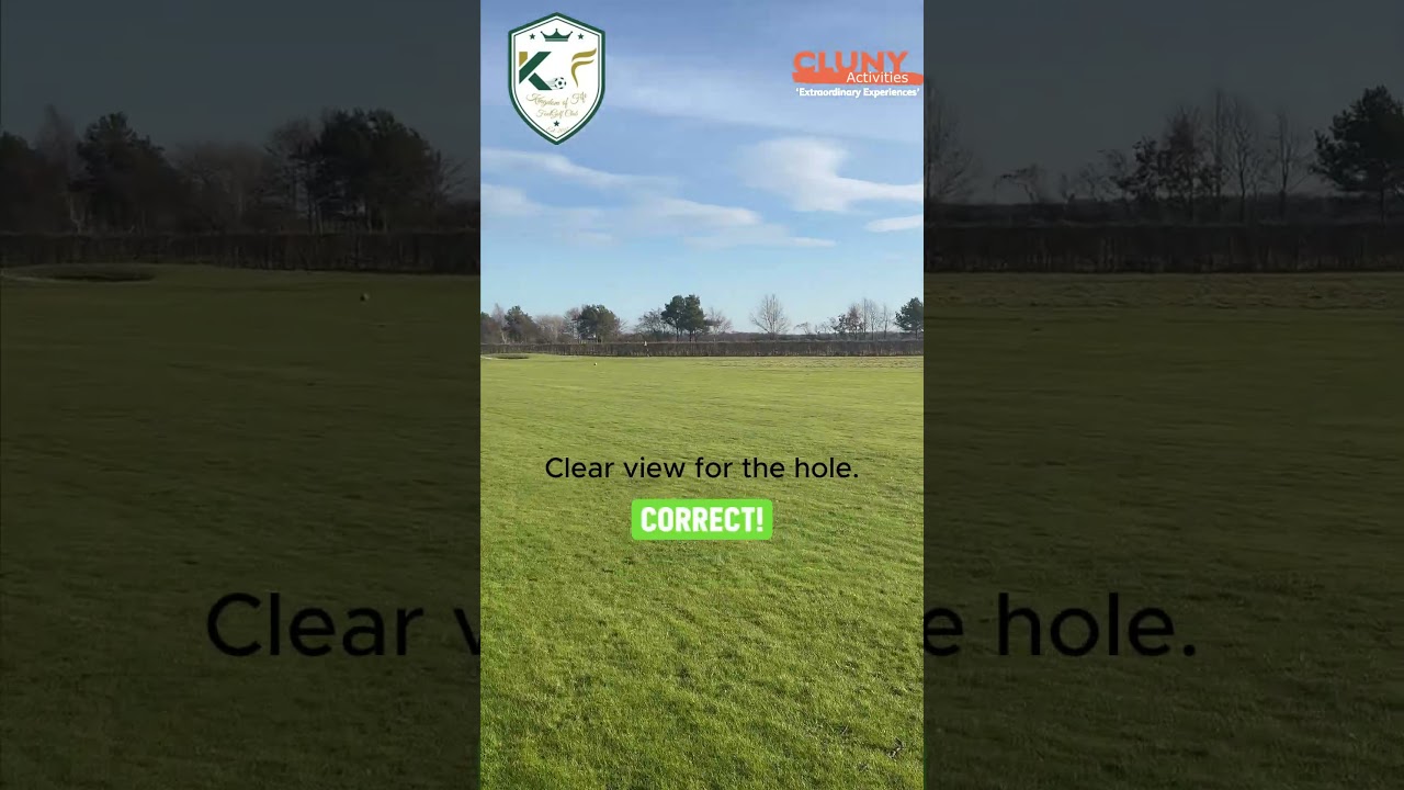 Tackling Hole 10 at Cluny Footgolf ⛳⚽ | Wind-Dependent Par 4 Challenge!