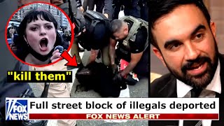 JUST NOW: NYC Leftists get VIOLENT as ICE deports HUNDREDS of Illegals. WTF.