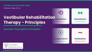 3/4 video- Exercise Prescription Principles | Vestibular Rehab Therapy