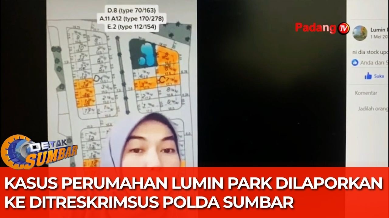 Kasus Perumahan Lumin Park Dilaporkan ke Ditreskrimsus Polda Sumbar