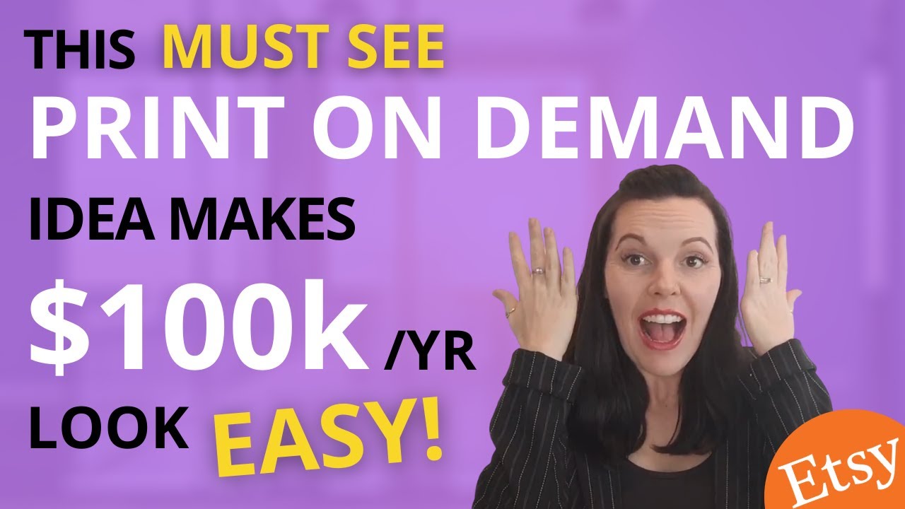 GENIUS Print on Demand Etsy Store Is Making EASY Cash 🤑 Etsy Sales Tips
