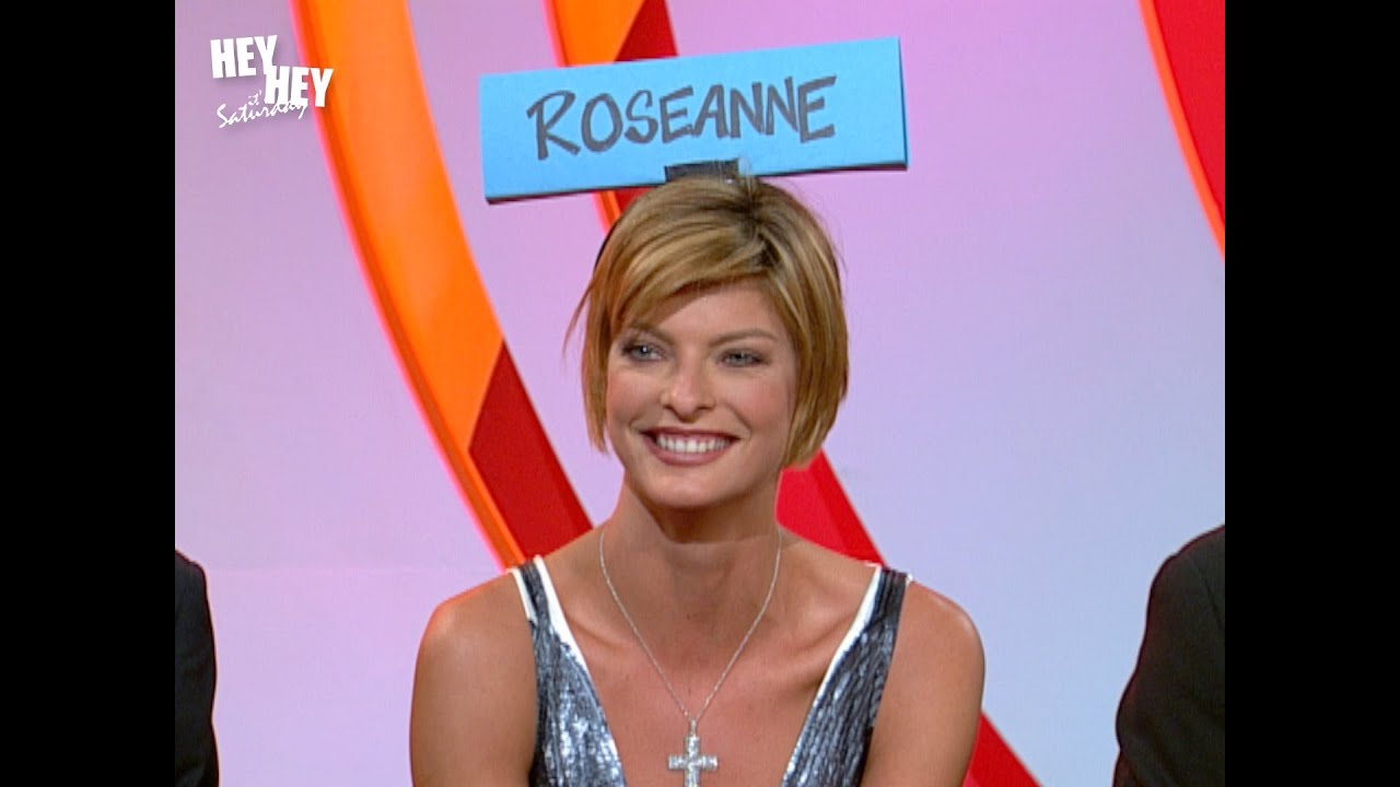 Линда Евангелиста | Эй, эй, сегодня суббота | Celebrity Head | 1996