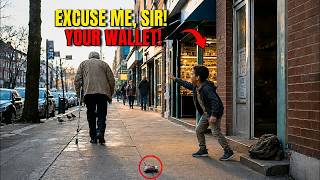 ＂Your Wallet, Sir!＂ — Homeless Boy Returns Billionaire's Lost Wallet, Unaware Who he Is