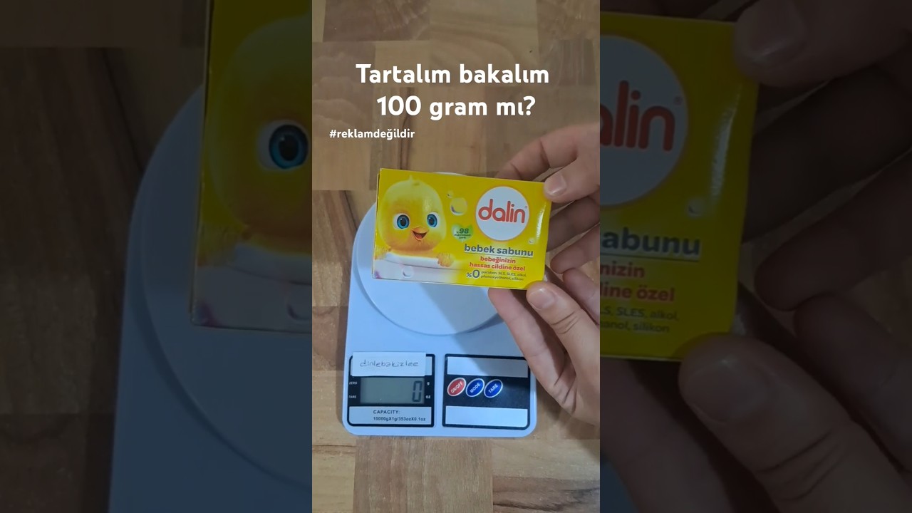 Dalin bebek sabunu gramajı doğru mu? 