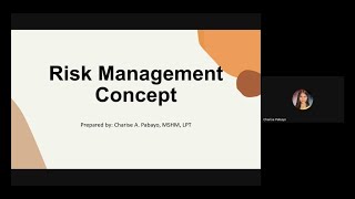 THC 2  Lesson 1 - (Risk Management Concept) (Risk in the Workplace) (Sources of Risk)