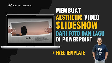 Cara Membuat VIDEO SLIDESHOW Dari FOTO DENGAN MUSIK di Powerpoint | Aesthetic PPT Video Slideshow