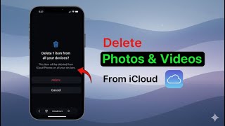 How to Delete Photos &amp; Videos from iCloud | ☄️ mobile Crazy 💁