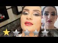 I WENT TO THE WORST REVIEWED MAKEUP ARTIST IN ANOTHER CITY ! رحت لأسوأ ميكب ارتست في مدينتي!