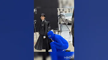 شفتوا فيلم Wednesday بس شفتوا كواليسه Shorts لايك 40subscribers 