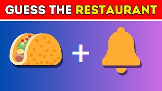 Guess the Fast Food Restaurant by Emoji  Food Emoji Quiz  2024