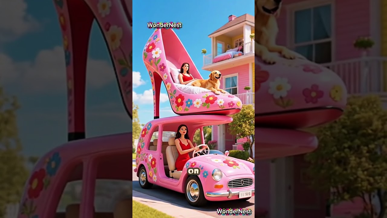 World’s First High Heel Car House on the Road! 👠🚗✨