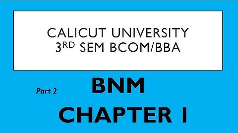 Calicut university |3rd sem| BCom | Basic numerical method |chapter 1|part2#bnm#3rdsem