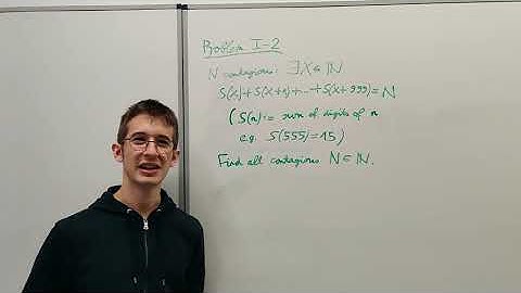 MEMO 2020 - Solution video of Problem I-2 (combinatorics)