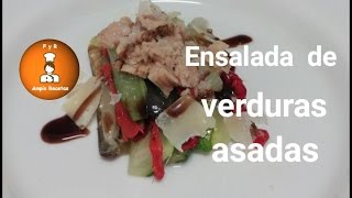 Ensalada de verduras asadas y atún/@ampisrecetas