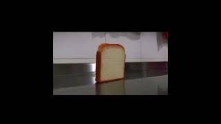 Bread falling down but with fart sound