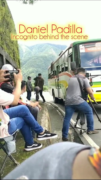 Daniel Padilla in INCOGNITO behind the scene at Atok, Benguet #danielpadilla #incognito