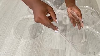 WOW! SEE WHAT SHE DID With Plastic Plates!