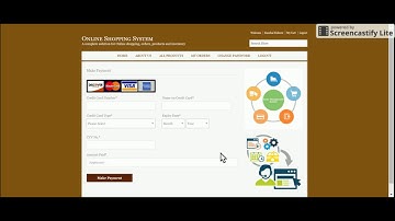 C#, ASP And MySQL Project On Online Shopping System